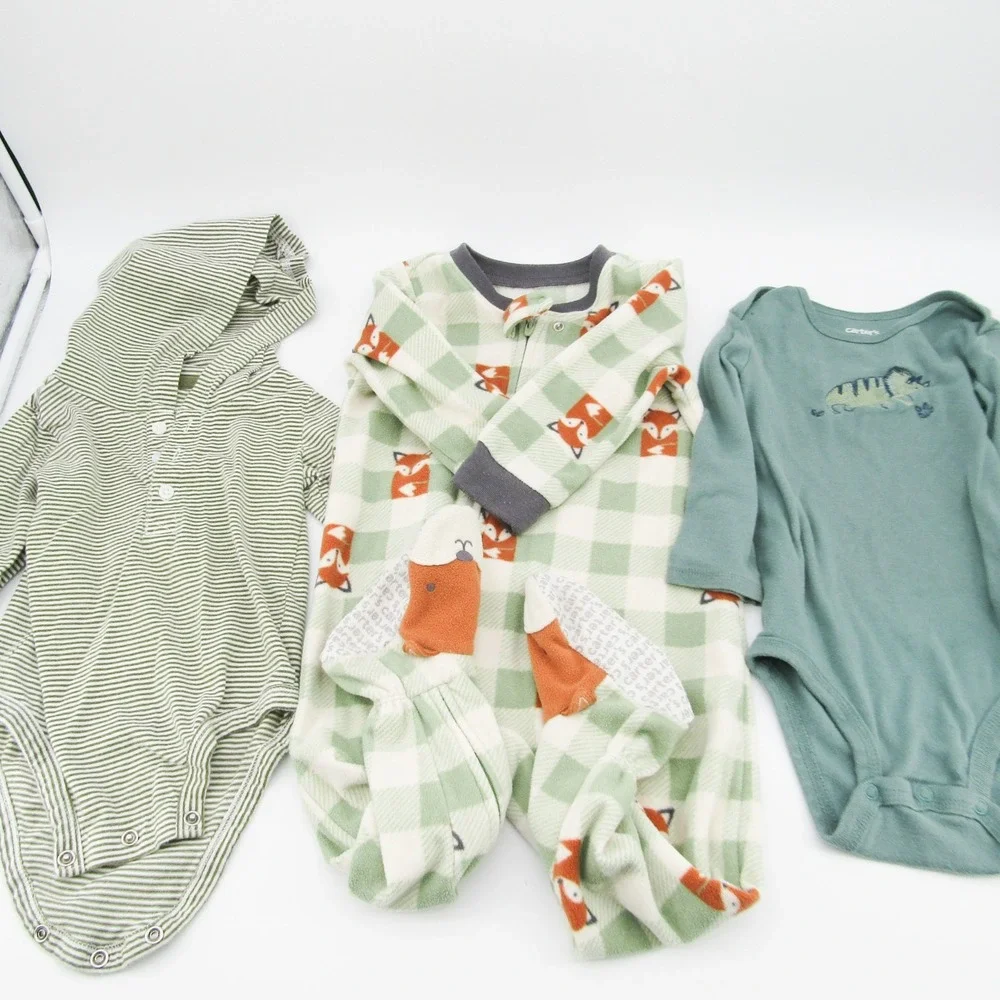 Lot Of 20 Mostly Carters Some Cat & Jack Mix Cotton Kids Clothes Gerber 18-24 m